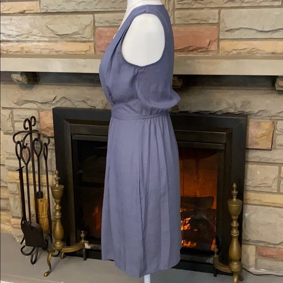 H&M elegant blue sleeveless dress size 2 NWOT - Picture 5 of 8